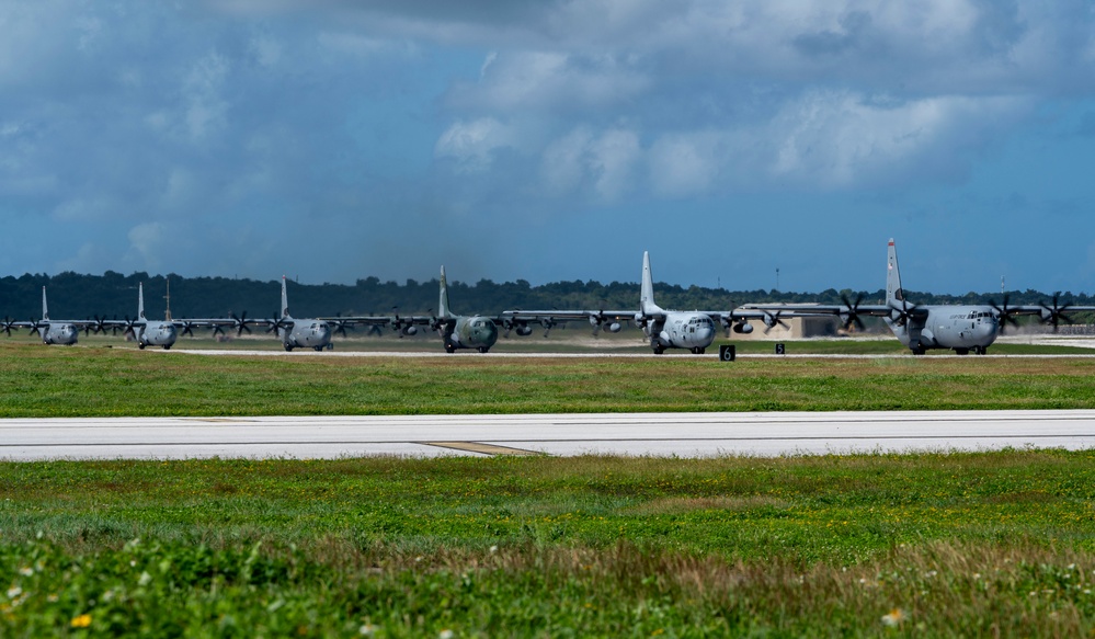 374 AEW, partnering nations participate in elephant walk for OCD25