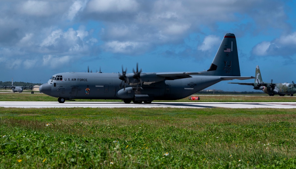 374 AEW, partnering nations participate in elephant walk for OCD25