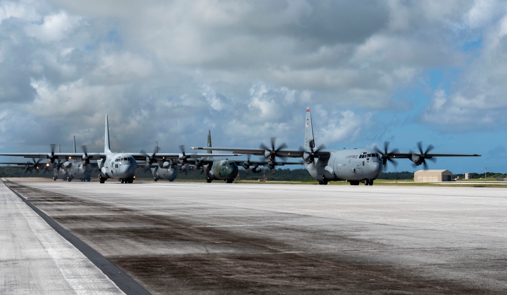 374 AEW, partnering nations participate in elephant walk for OCD25