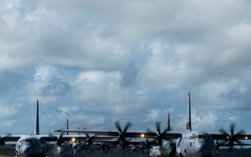 374 AEW, partnering nations participate in elephant walk for OCD25