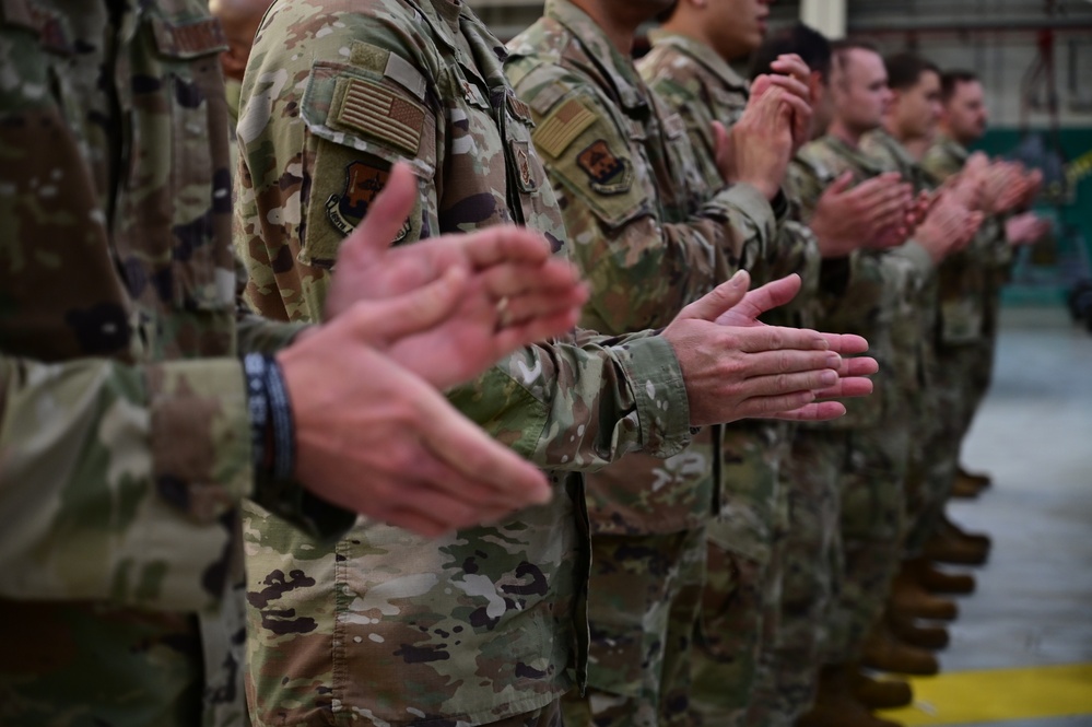 Passing the Guidon: Three Leadership Changes at the 165th AW