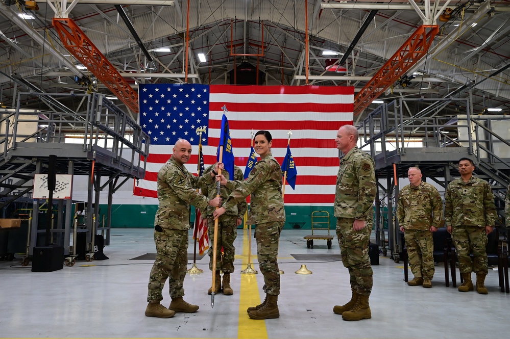 Passing the Guidon: Three Leadership Changes at the 165th AW