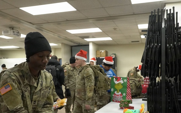 Holiday spirit in action