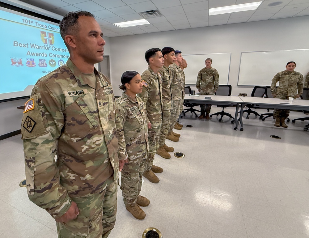 Best Warrior Tryouts: 101st Troop Command Honors Its Top Soldiers