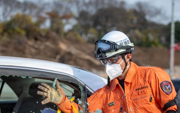 CNRJ Fire and Emergency Services and Ayase City Fire Department Bilateral Training