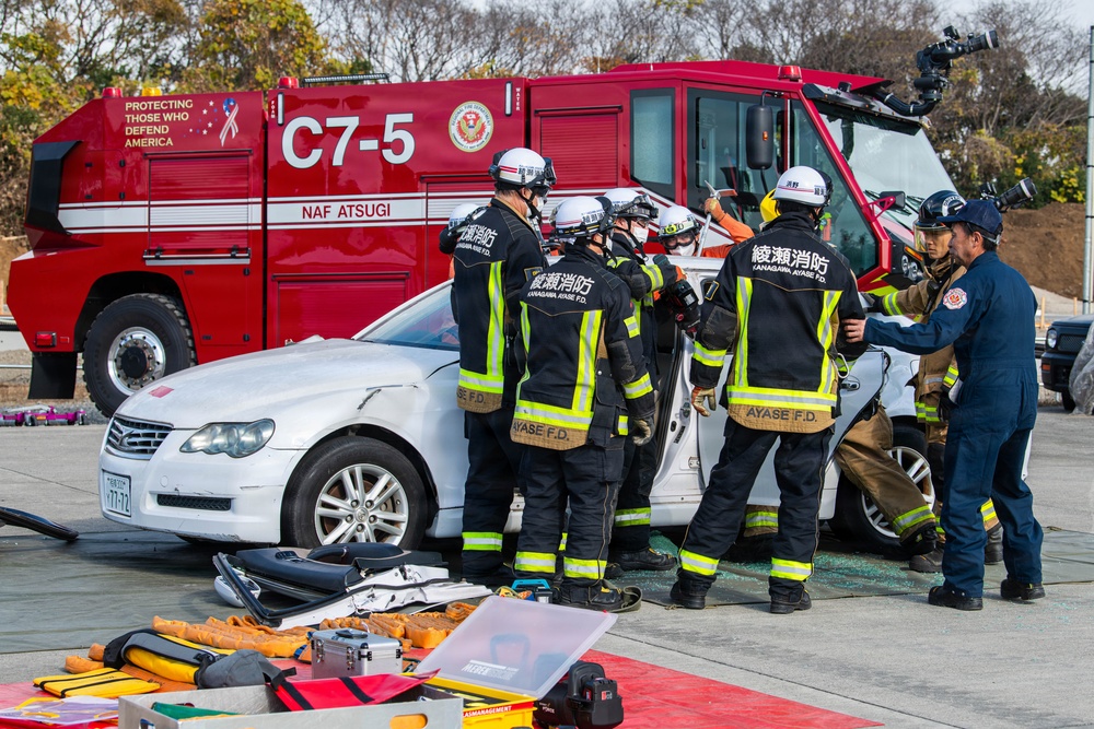 CNRJ Fire and Emergency Services and Ayase City Fire Department Bilateral Training