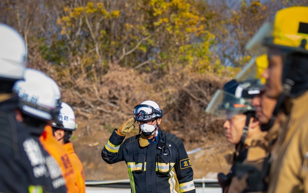 CNRJ Fire and Emergency Services and Ayase City Fire Department Bilateral Training
