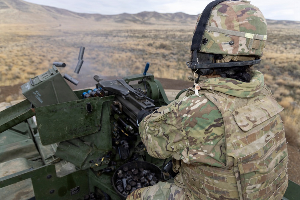 1-2 Stryker Brigade Combat Team Conducts Mark 19 Live Fire Training