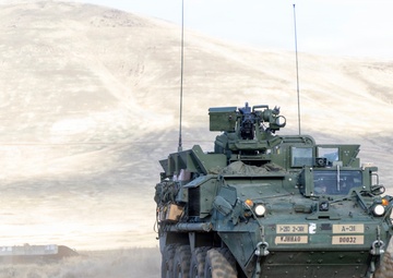 1-2 Stryker Brigade Combat Team Conducts Mark 19 Live Fire Training