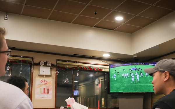 Soldiers watch 2025 Army vs. Navy football game