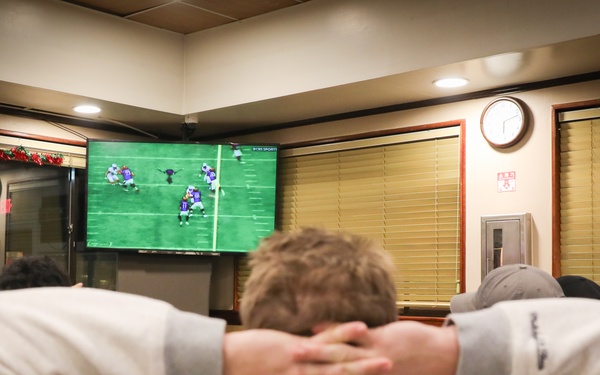 Soldiers watch 2025 Army vs. Navy football game