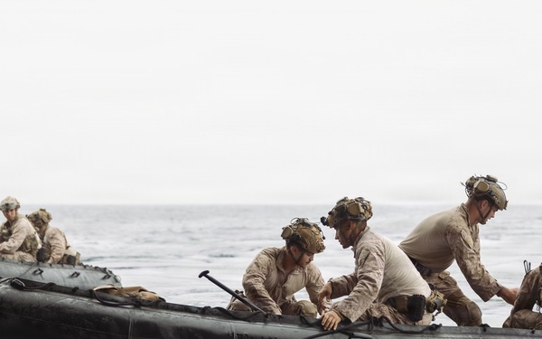 11th MEU Marines, Sailors Conduct CRRC Training Aboard the USS Boxer