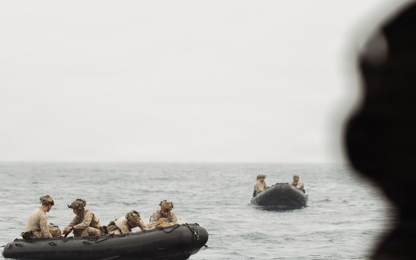 11th MEU Marines, Sailors Conduct CRRC Training Aboard the USS Boxer