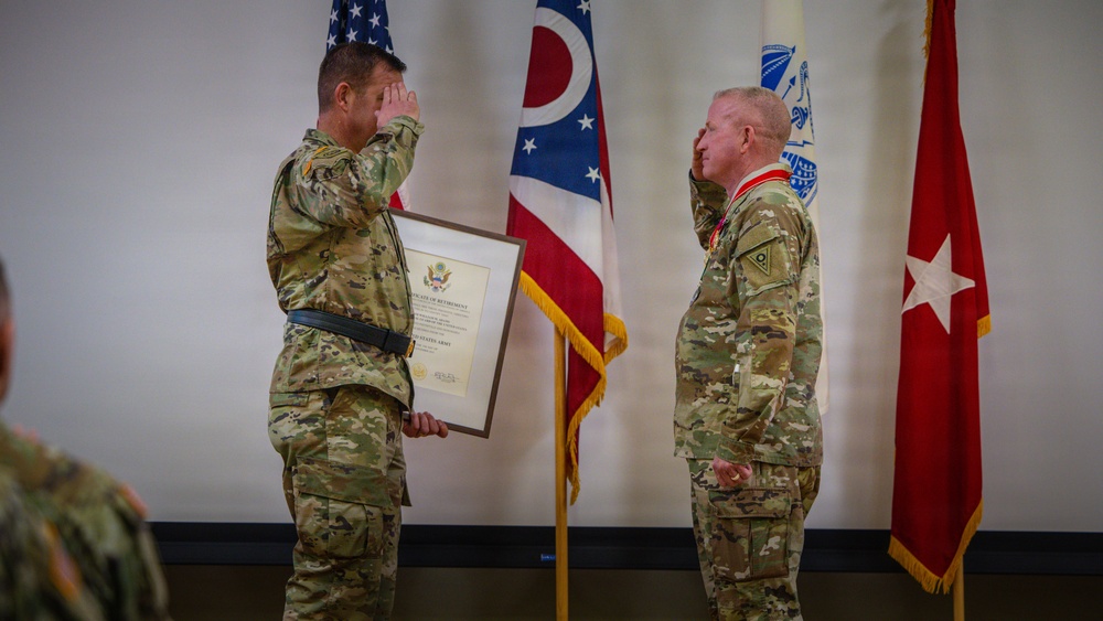 Command Sergeant Major William Adams Retirement Ceremony