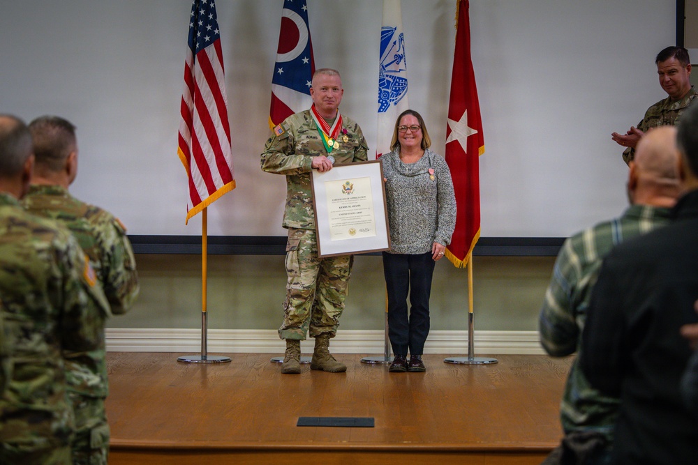 Command Sergeant Major William Adams Retirement Ceremony