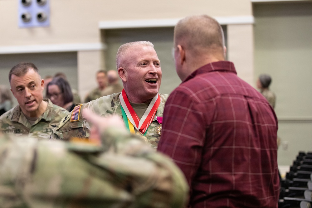 Command Sergeant Major William Adams Retirement Ceremony
