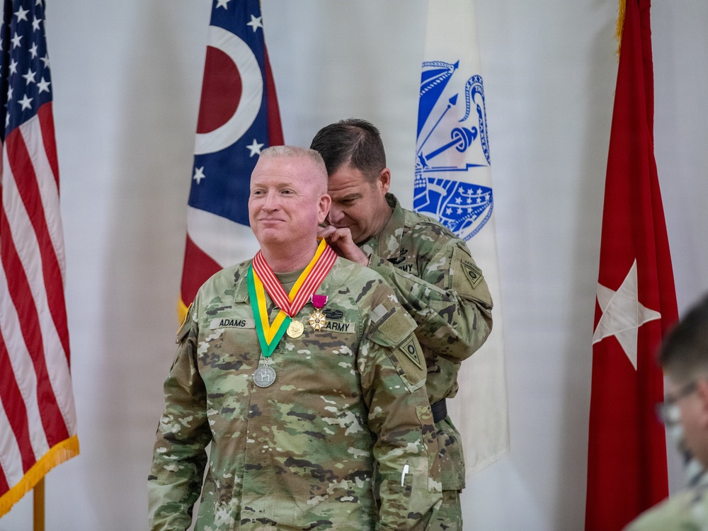 Command Sergeant Major William Adams Retirement Ceremony