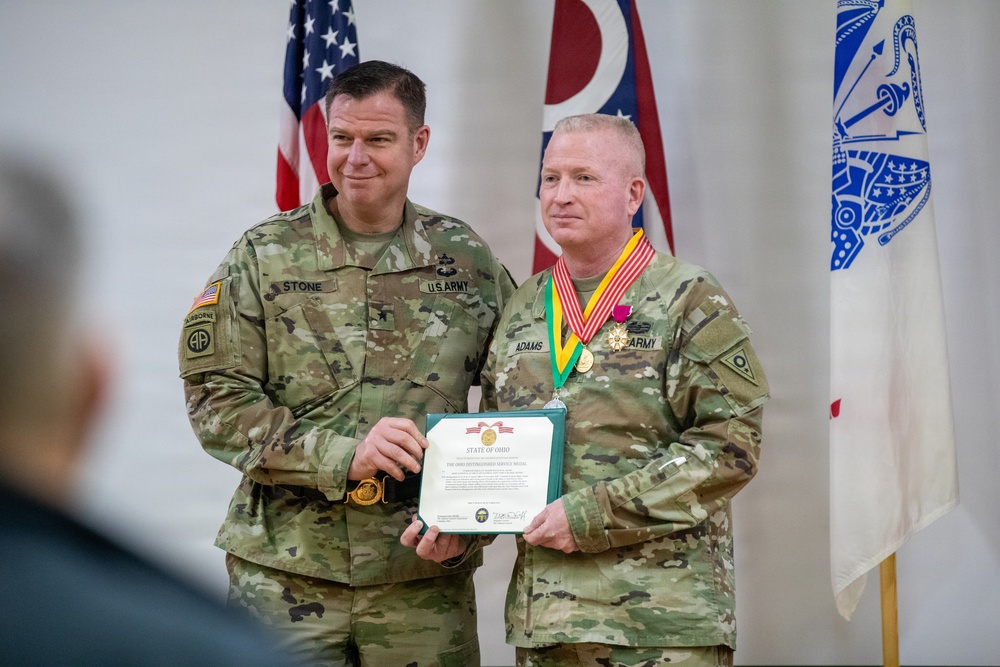 Command Sergeant Major William Adams Retirement Ceremony