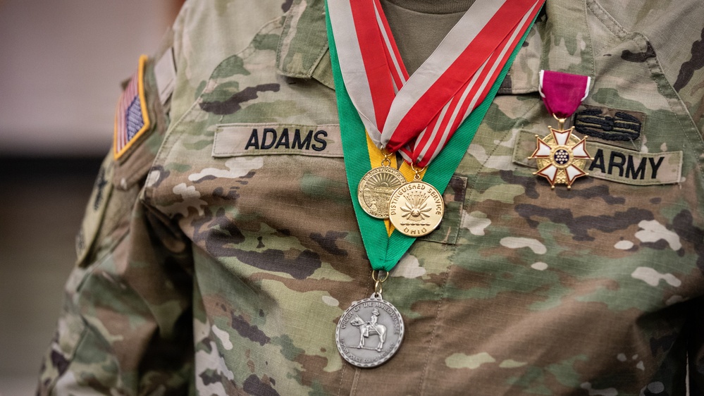 Command Sergeant Major William Adams Retirement Ceremony