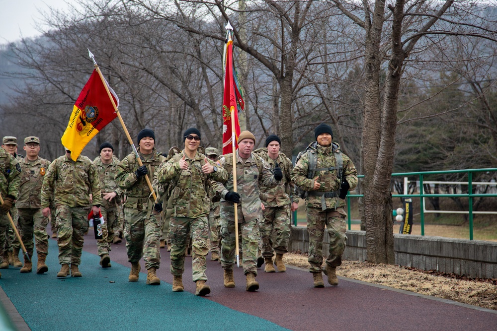 1-38 Field Artillery Regiment delivers Christmas gifts to local childrens home
