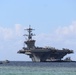 USS Abraham Lincoln (CVN 72) Pulls into Naval Base Guam