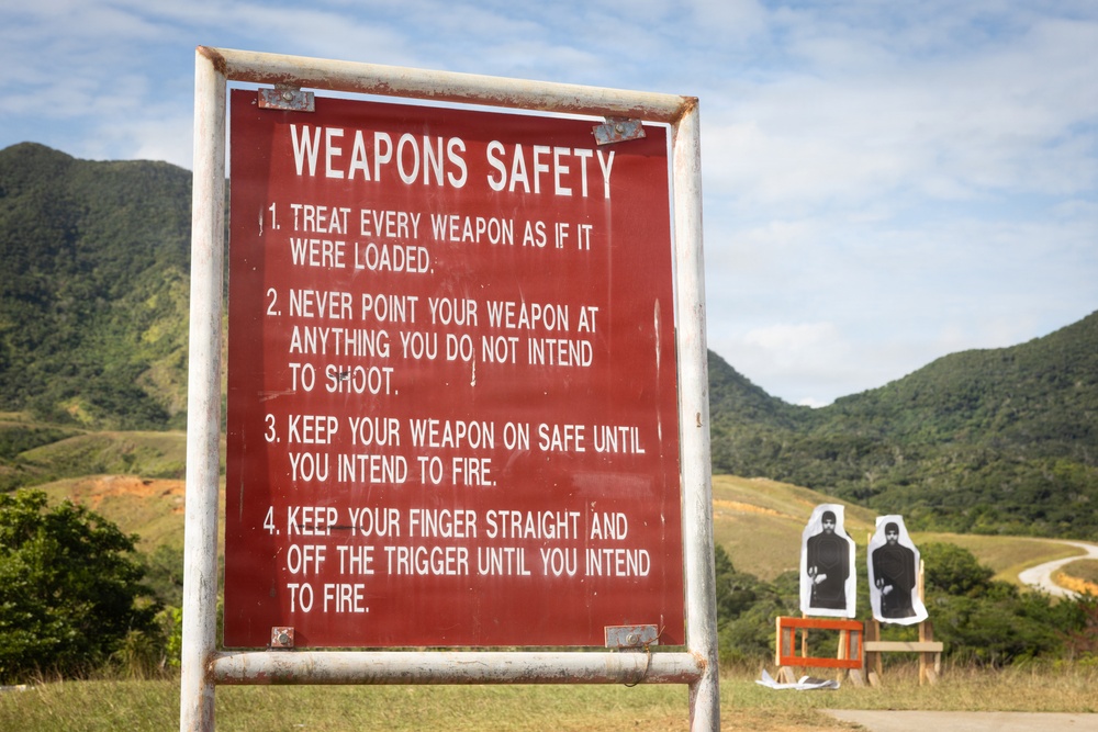 12th LCT Marines Execute a Small Arms Live-Fire Range