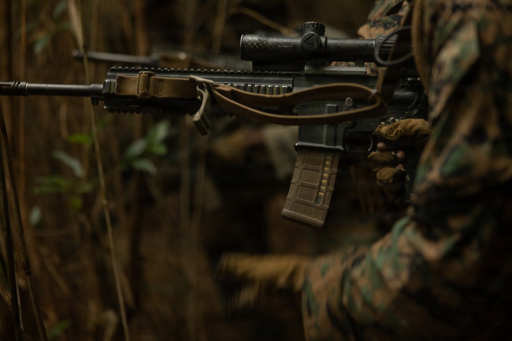 12th LCT Marines Execute Fire Team Attacks During an FTX