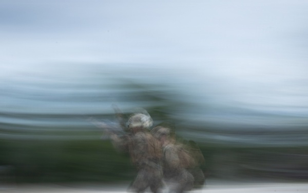 12th LCT Marines Execute a Small Arms Live-Fire Range