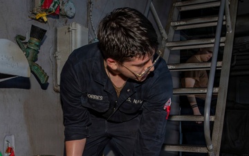 Abraham Lincoln conducts routine operations