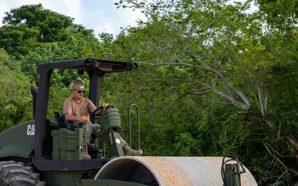 NMCB 133 Continue Construction for New Security Fence and Access Road
