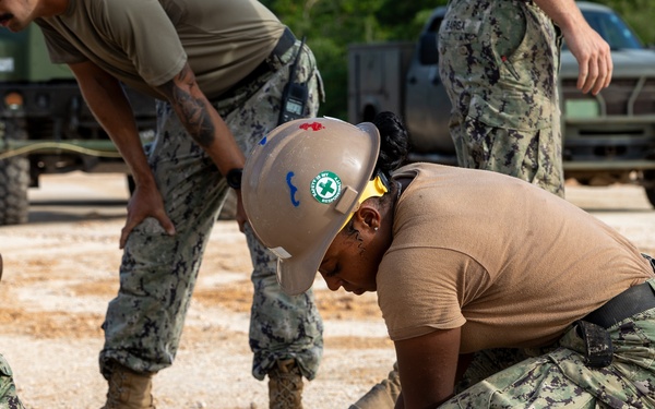 NMCB 133 Continue Construction for New Security Fence and Access Road