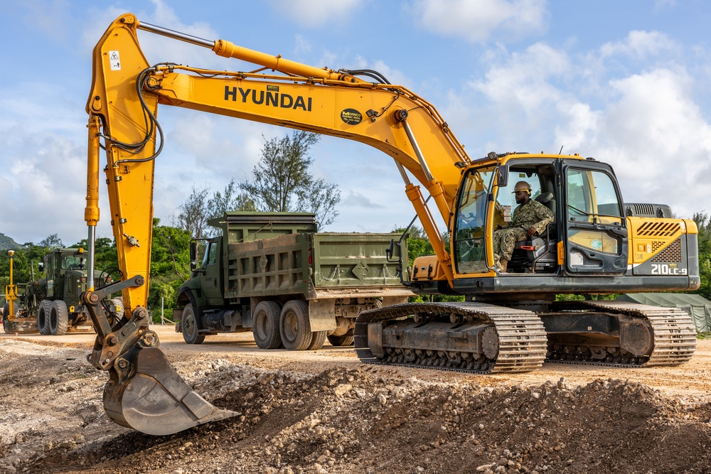 NMCB 133 Continue Construction for New Security Fence and Access Road