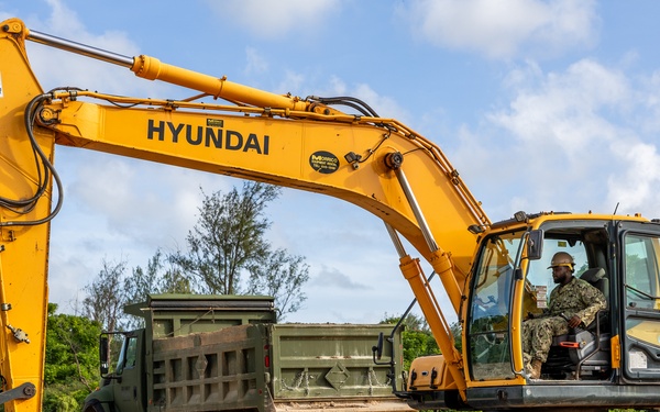 NMCB 133 Continue Construction for New Security Fence and Access Road