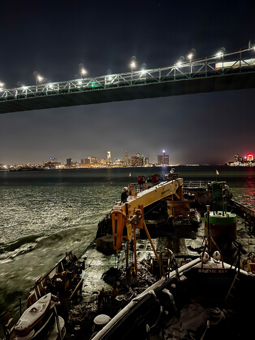 Coast Guard Cutter Bristol Bay Approaches Detroit
