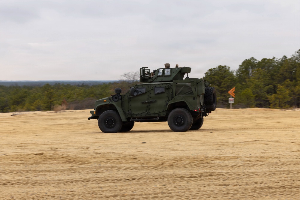 MARINES CONDUCT LIVE-FIRE AND CONVOY OPERATIONS