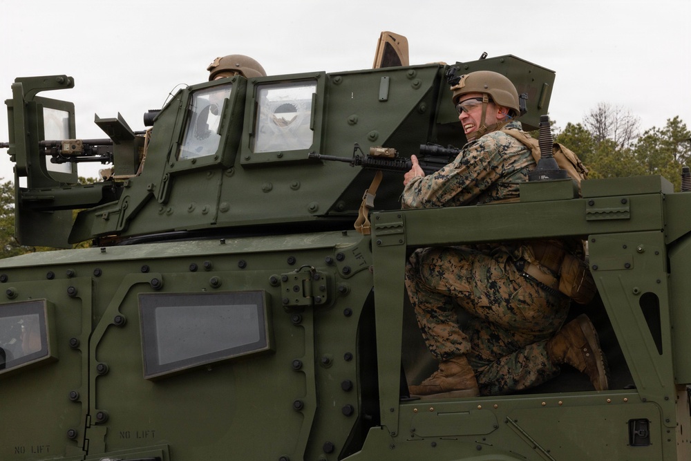MARINES CONDUCT LIVE-FIRE AND CONVOY OPERATIONS