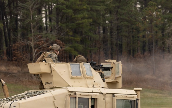 MARINES CONDUCT LIVE-FIRE AND CONVOY OPERATIONS