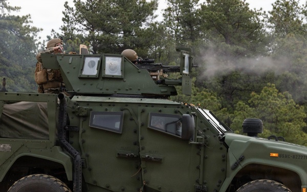 MARINES CONDUCT LIVE-FIRE AND CONVOY OPERATIONS