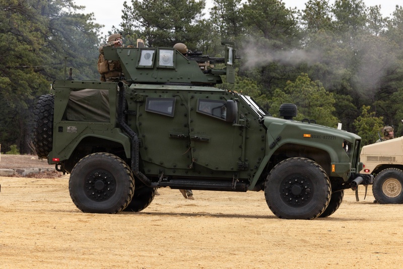 MARINES CONDUCT LIVE-FIRE AND CONVOY OPERATIONS