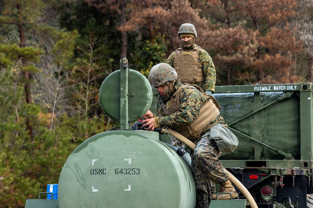 U.S. Marines operate out of Haramura Training Area