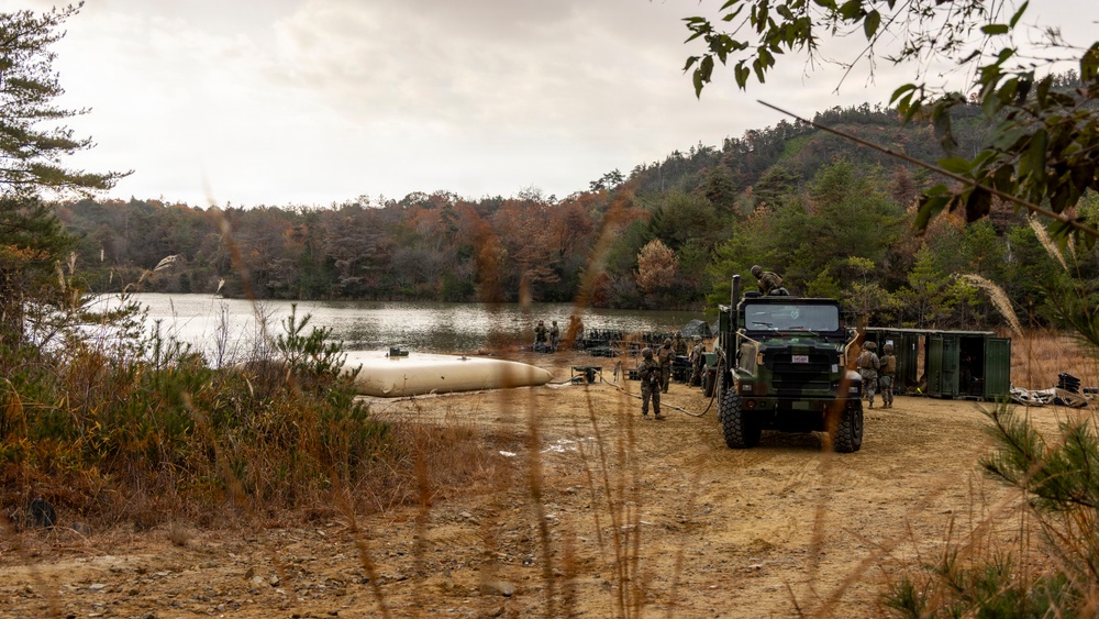 U.S. Marines operate out of Haramura Training Area