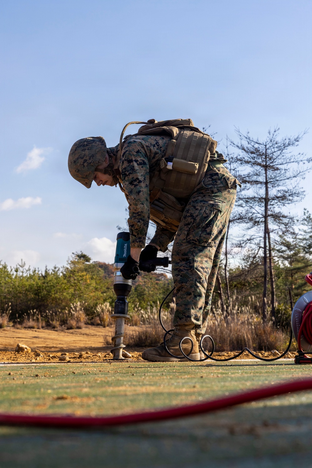 U.S. Marines operate out of Haramura Training Area