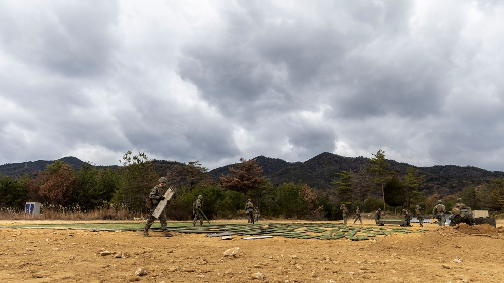 U.S. Marines operate out of Haramura Training Area