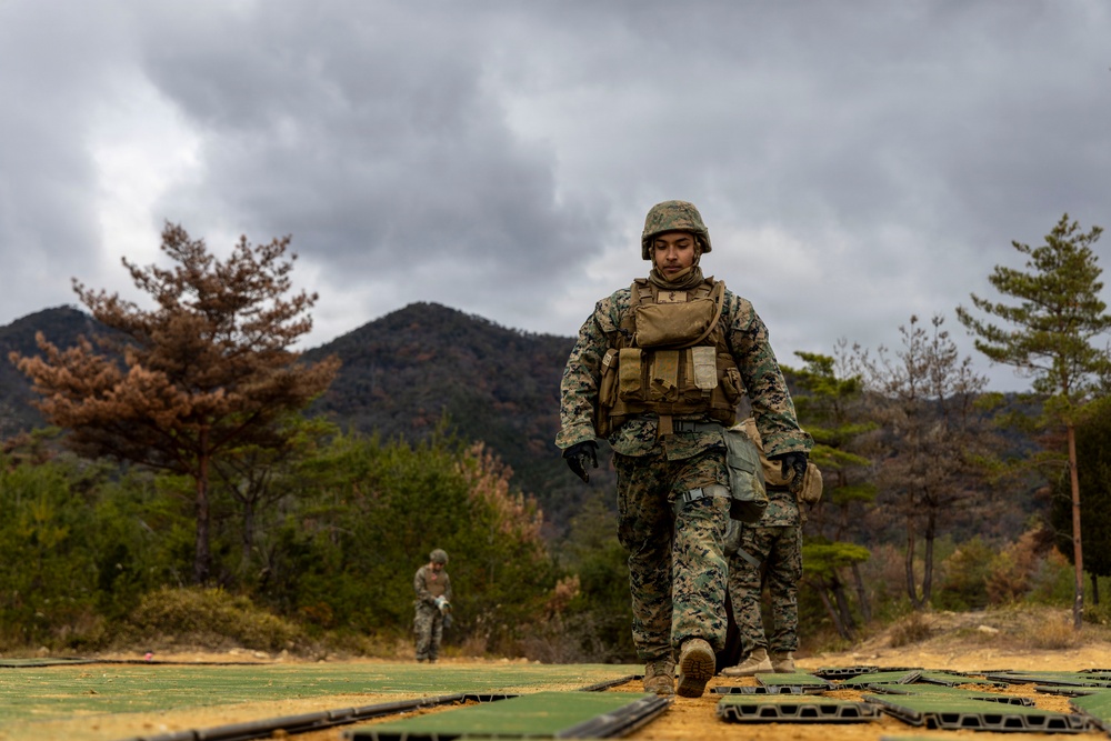 U.S. Marines operate out of Haramura Training Area