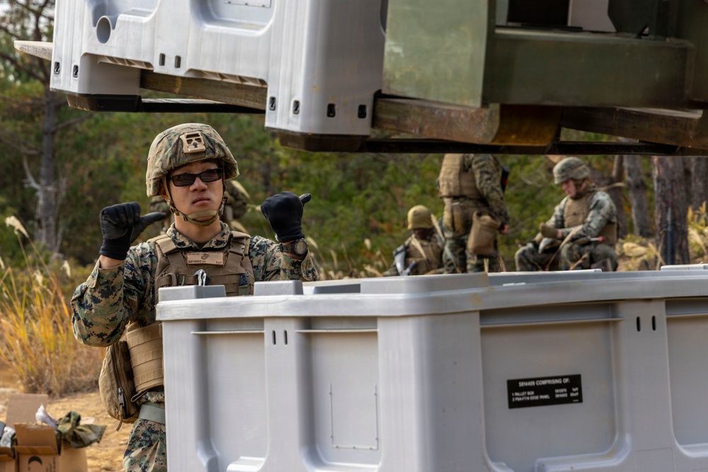 U.S. Marines operate out of Haramura Training Area