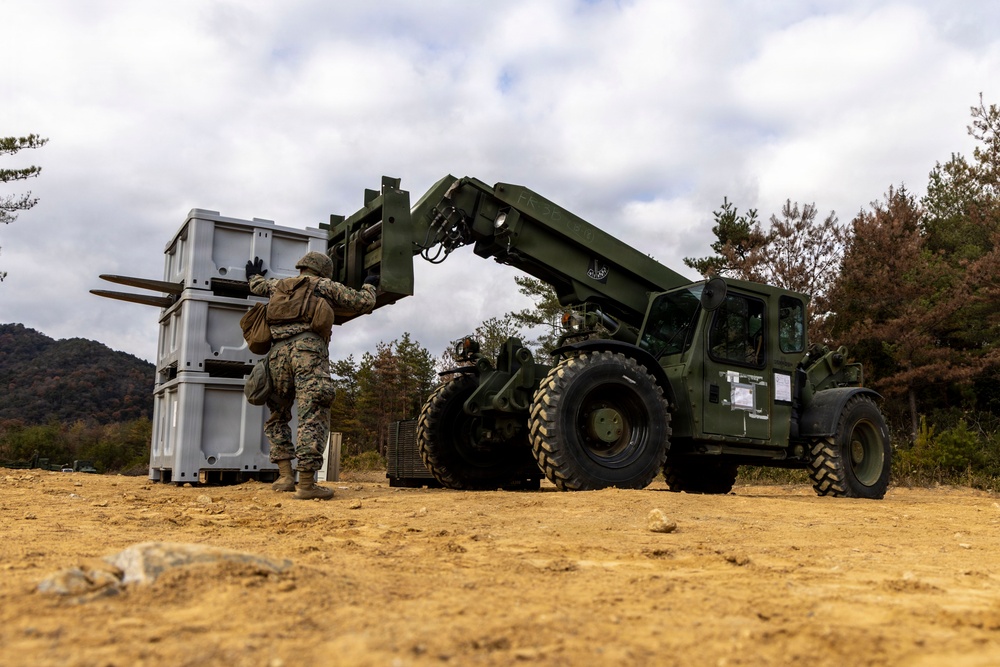 U.S. Marines operate out of Haramura Training Area