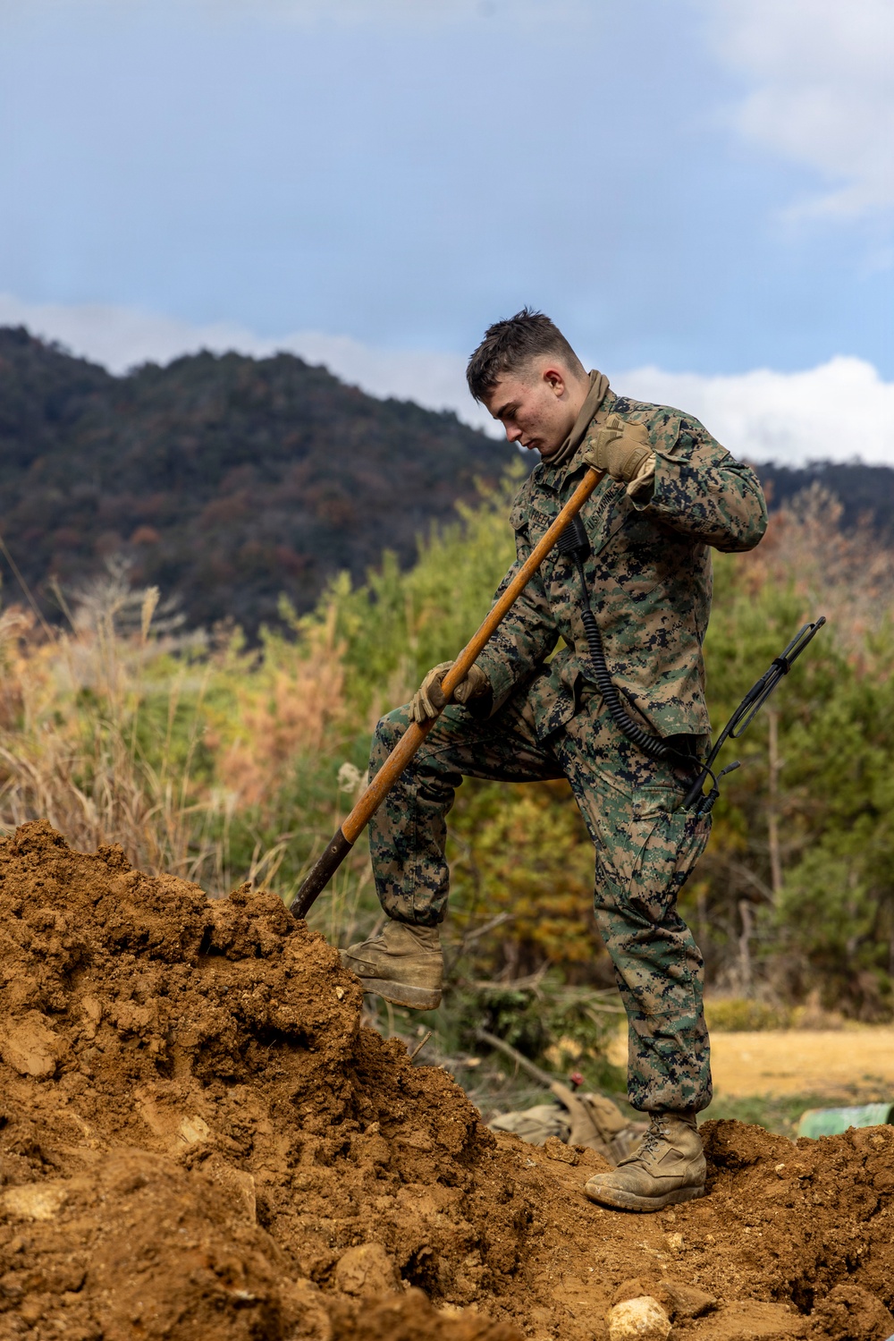 U.S. Marines operate out of Haramura Training Area