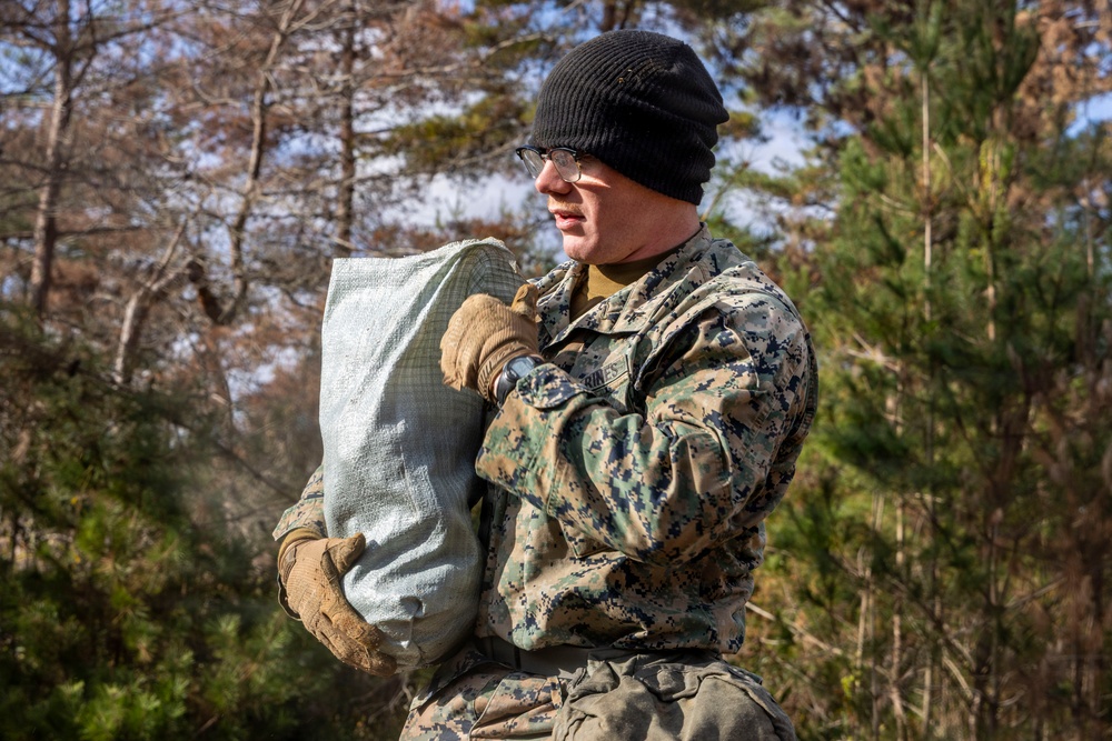 U.S. Marines operate out of Haramura Training Area