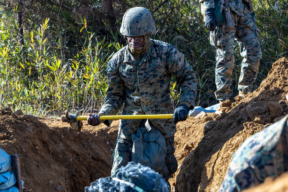 U.S. Marines operate out of Haramura Training Area
