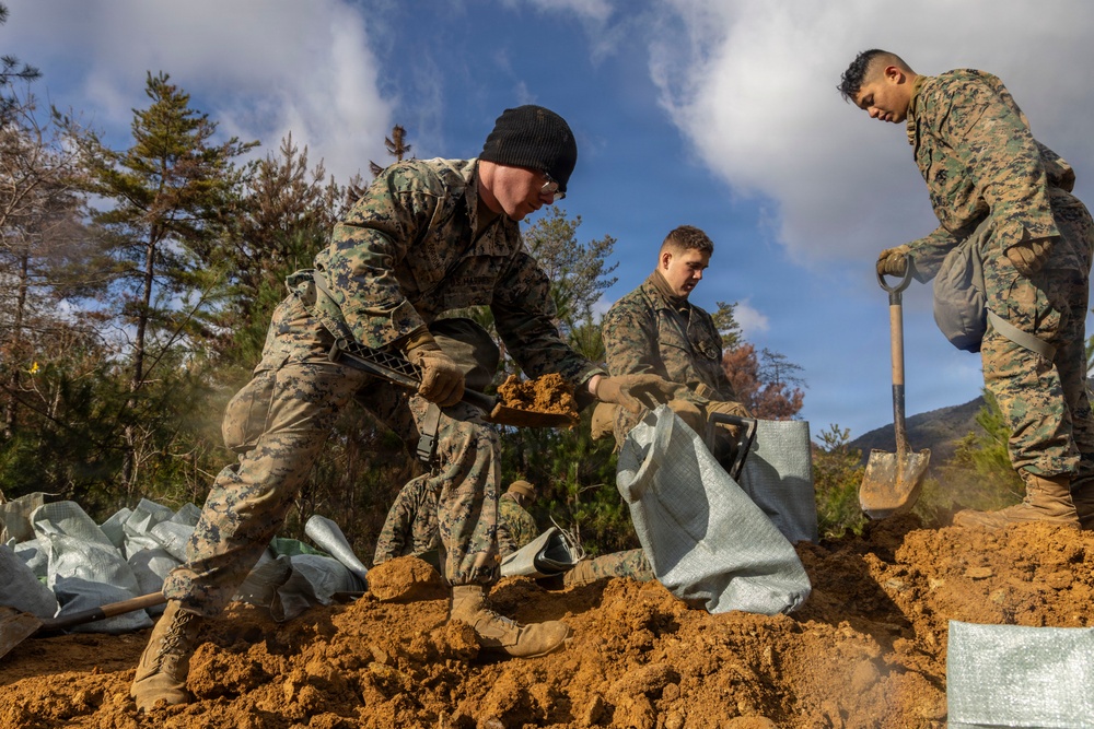 U.S. Marines operate out of Haramura Training Area